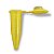 Microtubo Mini Flaconete Tipo Eppendorf 0,85ml - Amarelo - 1000 Unidades - Imagem 1
