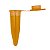 Microtubo Mini Flaconete Tipo Eppendorf 0,85ml - Laranja - 1000 Unidades - Imagem 1