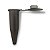 Microtubo Mini Flaconete Tipo Eppendorf 0,85ml - Preto Translucido - 1000 Unidades - Imagem 1