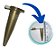Microtubo Tipo Eppendorf 0,38ml Int. Pacote com 3.000 Unidades Dourado - ARKADI - Imagem 5