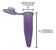 Microtubo Tipo Eppendorf 1,0ml Int. Pacote com 500 Unidades - Lilas - Imagem 2