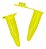 Microtubo Tipo Eppendorf 1,0ml Interno 1,5ml Externo - Amarelo - 250 Unidades - Imagem 1