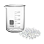 Perola de Vidro 3mm, 1kg  + Copo Becker 500ml - Imagem 1