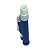 Pipetador Pi-Pump para 2,0mL Plast Azul + 2 Pipetas Sorológica Vidro Graduado 2,0mL - Imagem 3