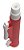 Pipetador Pi-Pump para 25ml Plast Vermelho + 5 Pipetas Sorológica Vidro Graduado 25ml - Imagem 4