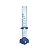 Proveta de Vidro Boro 3.3 Base Hexagonal Plástico - Volume: 100ml - Imagem 1