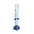 Proveta de Vidro Boro 3.3 Base Hexagonal Plástico - Volume: 100ml - Imagem 3