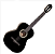 Violao Acustico Estudo Nylon N-14 Preto - Imagem 4