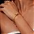 Bracelete Nó Luxo - Banhado a Ouro 18K - Imagem 1