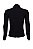 EUGÊNIA Blusa Gola Alta Basic Pigues Preto - Imagem 1