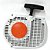 Tampa De Partida Completa Para Motosserras Stihl Ms 38 380 381 - Imagem 1