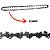Kit Sabre 12 Polegadas + 1 Corrente 22 Dentes Para Motosserras Stihl MS MS170 MS180 - Imagem 2