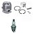 Kit Cilindro Completo Para Roçadeiras 26cc 33mm Nakashi Tu26 Cg261b Garthen + Vela Ignição - Imagem 1