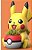 Estátua Pokémon Pikachu Vaso. - Imagem 5