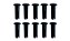 10 Botões Oscilação Preto Ventilador Mondial V-37 NV-61 NV-32 - Imagem 3