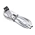 Cabo Força USB Branco Depilador Philips BRL136 CP2013/01 - Imagem 1