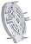 Tampa Traseira Branca Ventilador Mondial V-40 NV-06 NV-45 - Imagem 3