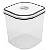 Potes Herméticos Plástico Branco 10 Unidades Electrolux - Imagem 3