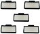 5 Filtros Hepa Robô Aspirador Mondial RB-04 - Imagem 1