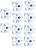 10 Travas Porcas Branca Ventilador Mondial NV-03 NV-06 NV-15 - Imagem 5