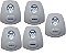 5 Bases Branca Ventilador Mondial NV-03 NV-15 - Imagem 1