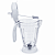 Copo Branco Espátula Liquidificador Walita RI1760 RI1764 - Imagem 3