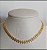 Colar Choker Feminino Folhas Banhado em Ouro 18k - Imagem 3