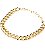 Colar Choker Corrente Elos Torcidos  Banhado em Ouro 18 k. - Imagem 3