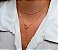 Colar Choker Mini Corações Banhado em Ouro 18 k. - Imagem 2