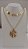 Colar Choker Feminino Plaquinhas Redondas Lisas  Banhado em Ouro 18 k. - Imagem 1