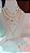 Colar Choker Corações Lisos Banhado em Ouro 18 k. - Imagem 2