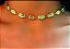 Colar Choker Búzios Banhado em Ouro 18 k. - Imagem 3