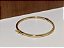 Bracelete Liso Banhado em Ouro 18 k. - Imagem 1
