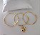 Bracelete Liso Banhado em Ouro 18 k. - Imagem 2