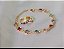 Pulseira Infantil Zircônia Colorida Banhada em Ouro 18 k. - Imagem 2