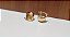 Brinco Capacete Banhado em Ouro 18k. - Imagem 2