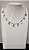 Colar Choker Gotas Coloridas Banhado em Ouro 18 k. - Imagem 1