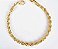 Pulseira Cordão Baiano Banhada em Ouro 18 k. - Imagem 1