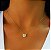 Colar ponto de Luz  Banhado em Ouro 18 k. - Imagem 1