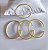 Bracelete Fio Torcido Banhado em ouro 18k. - Imagem 3