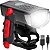 COEMA Kit de luzes de bicicleta recarregável, conjunto de farol e lanterna traseira, impermeável, vários modos de luz (2 cabos USB incluídos) - Imagem 1