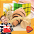Kit Brinquedos 4x1 - Pião, Cubo, jogo de varetas e pula corda - Imagem 2