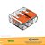 CONECTOR EMENDA WAGO 221-413 3P 0,5~4mm2 32A FLEX RIG - Imagem 1
