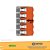 CONECTOR EMENDA WAGO 221-615 5P 0,5~6mm2 41A PARA CABO FLEXÍVEL OU RÍGIDO - Imagem 2