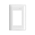 PLACA SIMON 4x2 3 POSTOS HORIZONTAL+SUPORTE BR 19.913-30 - Imagem 1