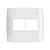 PLACA 4x4 4P HORIZONTAL SIMON COM SUPORTE BR 30.922-50 - Imagem 1