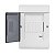 QUADRO EMBUTIR DIN S.CM. 5.TBR PORTA TRANSPARENTE STECK - Imagem 2