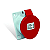 TOMADA EMBUTIR N-4243W 4P 32A 380/440V VM STECK - Imagem 1