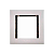 PLACA PARA MÓVEL 2 POSTOS BR 618520BC PIAL PLUS+ - Imagem 1
