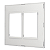 PLACA 3+3 POSTOS 4x4 KRISTAL 618516KR PIAL PLUS+ - Imagem 1